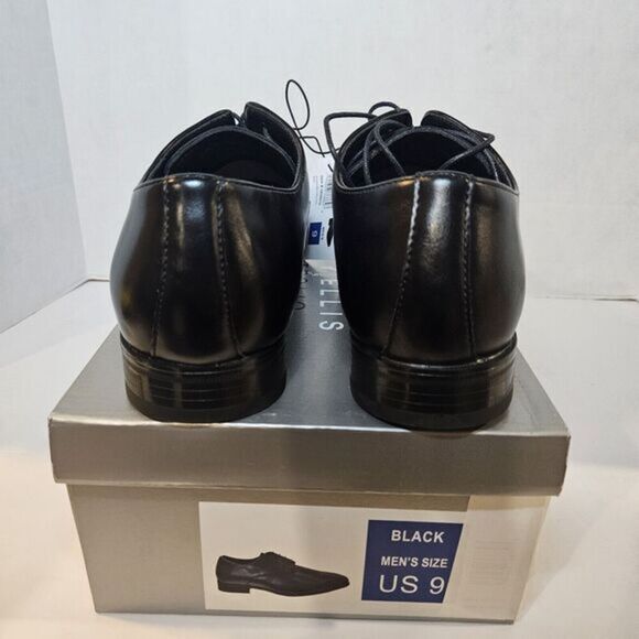 Perry Ellis Men’s Leather Oxford Lace-Up Dress or‎ Casual Shoe Black / Size 9 main image 7